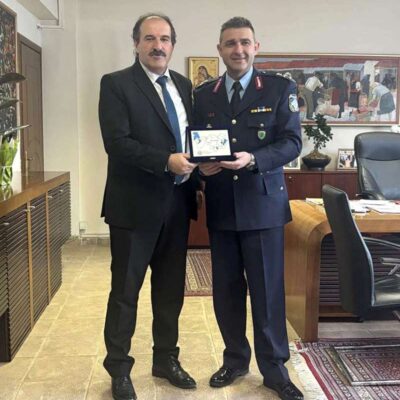 Εθιμοτυπική συνάντηση με τον νεοτοποθετηθέντα Γενικό Περιφερειακό Αστυνομικό Διευθυντή Δυτικής Μακεδονίας