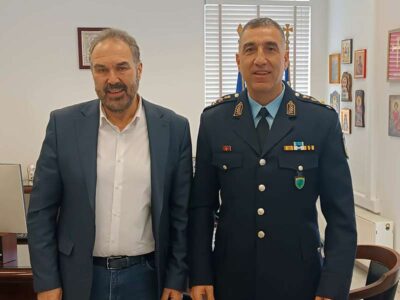 Συνάντηση του Δημάρχου Φλώρινας με τον νέο Αστυνομικό Διευθυντή