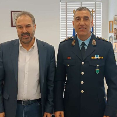 Συνάντηση του Δημάρχου Φλώρινας με τον νέο Αστυνομικό Διευθυντή