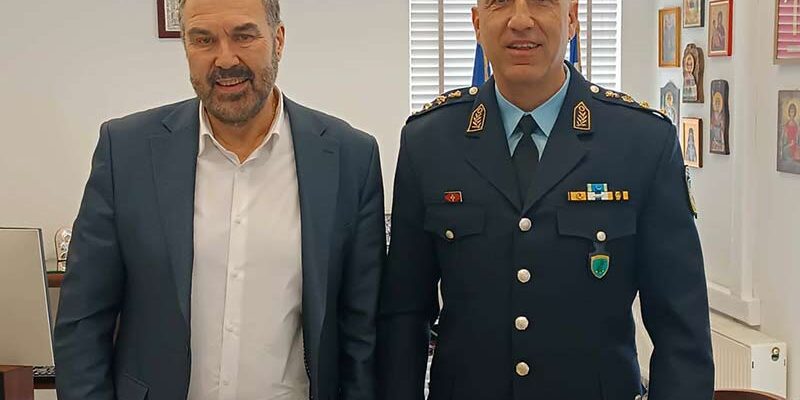 Συνάντηση του Δημάρχου Φλώρινας με τον νέο Αστυνομικό Διευθυντή