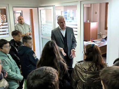 Επίσκεψη μαθητών του 3ου Δημοτικού Σχολείου Αμυνταίου στο Δημαρχείο