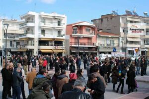 Πραγματοποιήθηκε το συλλαλητήριο, για τα 3 χρόνια από το έγκλημα των Τεμπών στο Αμύνταιο 28/2/2026
