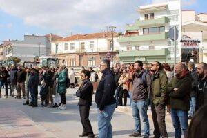 Πραγματοποιήθηκε το συλλαλητήριο, για τα 3 χρόνια από το έγκλημα των Τεμπών στο Αμύνταιο 28/2/2026