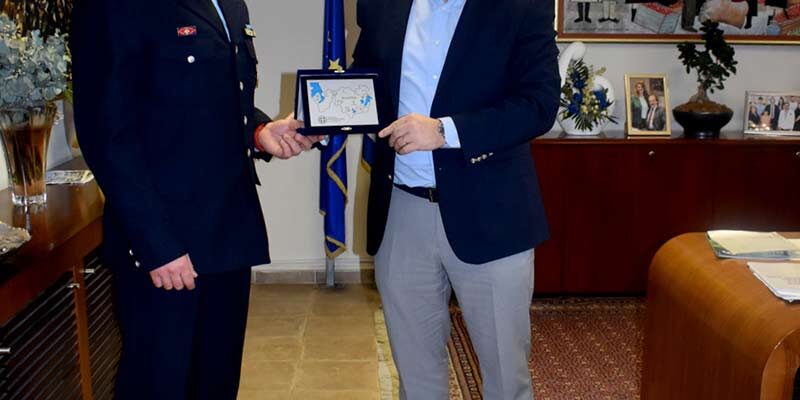 Εθιμοτυπική συνάντηση του Αντιπεριφερειάρχη Φλώρινας με τον νεοτοποθετηθέντα Αστυνομικό Διευθυντή