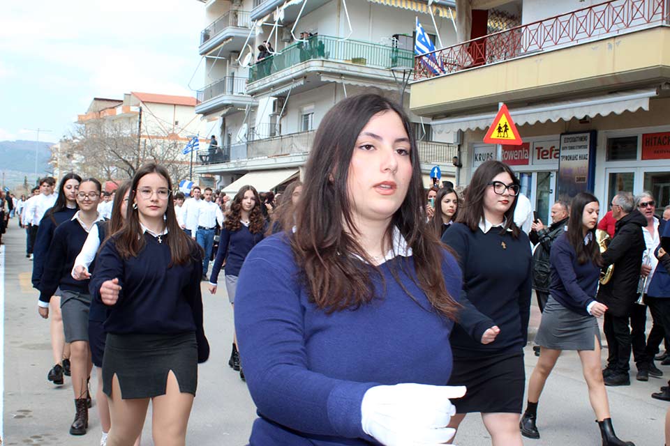 Φωτορεπόρταζ, για την σημερινή εθνική επέτειο της 25ης Μαρτίου 2025, στο Αμύνταιο