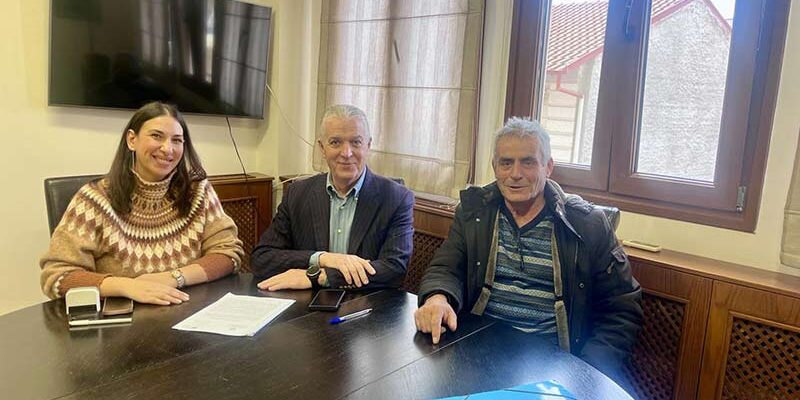 Υπογραφή εργολαβικού συμφωνητικού για το έργο - Αγροτική Οδοποιία Βεγόρας
