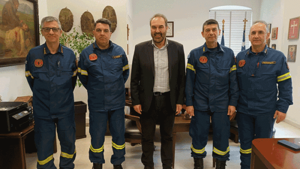 Συνάντηση του Δημάρχου Φλώρινας με στελέχη της Πυροσβεστικής Υπηρεσίας