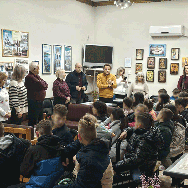 Επίσκεψη του Δημοτικού Σχολείου Φιλώτα στο ΚΑΠΗ Αμυνταίου