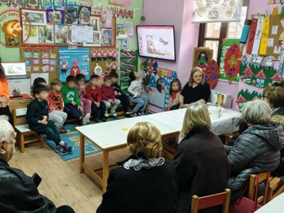 Επίσκεψη εκπροσώπων του ΚΑΠΗ Αμυνταίου στο Νηπιαγωγείο Ξινού Νερού