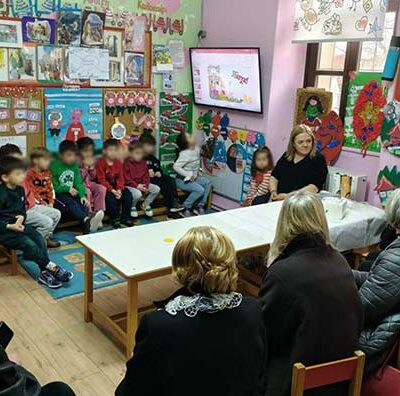 Επίσκεψη εκπροσώπων του ΚΑΠΗ Αμυνταίου στο Νηπιαγωγείο Ξινού Νερού