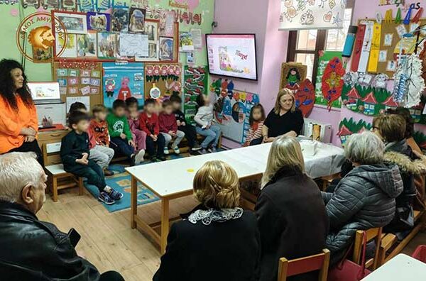 Επίσκεψη εκπροσώπων του ΚΑΠΗ Αμυνταίου στο Νηπιαγωγείο Ξινού Νερού