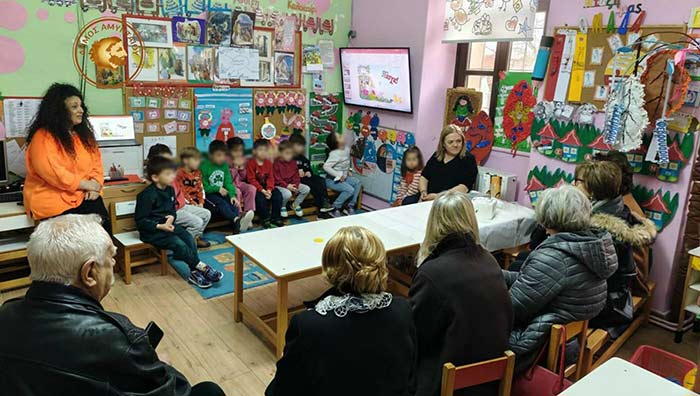 Επίσκεψη εκπροσώπων του ΚΑΠΗ Αμυνταίου στο Νηπιαγωγείο Ξινού Νερού