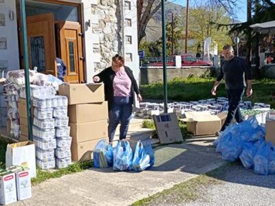 Διανομή τροφίμων και ειδών πρώτης ανάγκης από τον Δήμο Πρεσπών ενόψει του Πάσχα