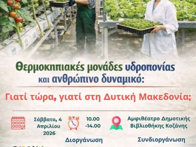 Θερμοκήπια υδροπονίας στη Δυτική Μακεδονία: Γιατί τώρα, γιατί εδώ και ποιες ευκαιρίες ανοίγονται