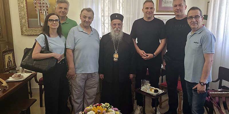 Επίσκεψη του Διοικητικού Συμβουλίου του Εμπορικού Συλλόγου Γρεβενών στον Σεβασμιώτατο Μητροπολίτη Γρεβενών
