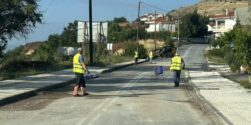 Άμεση αποκατάσταση του οδικού δικτύου του Δήμου Αμυνταίου μετά την έντονη νεροποντή
