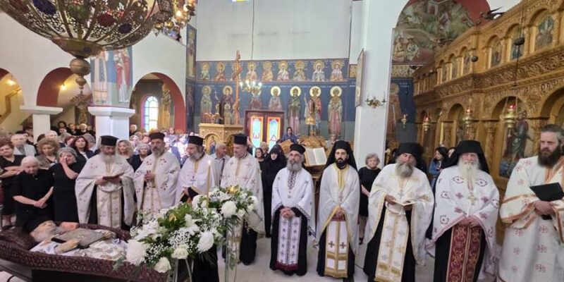 Πτολεμαΐδα - Εξόδιος Ακολουθία μακαριστού ιερέως Ελευθερίου Παλαμά