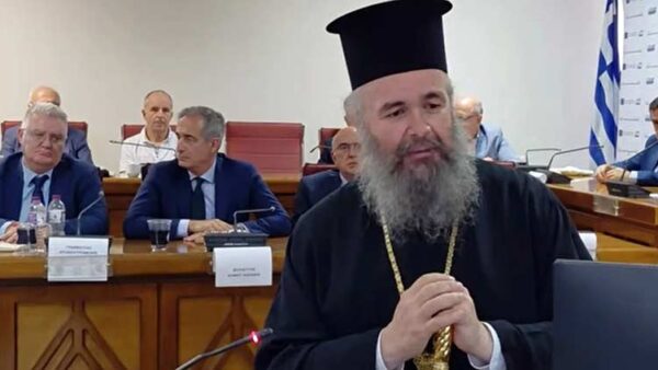 Vinteo - Σάλος με τον Μητροπολίτη κ. Ειρηναίο: Αποκάλεσε «Αγγέλους της Αναστάσεως» κυβερνητικά στελέχη σε εκδήλωση στην Πτολεμαΐδα