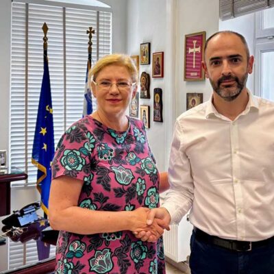 Εθιμοτυπική επίσκεψη διπλωματικών εκπροσώπων στο Δημαρχείο Φλώρινας