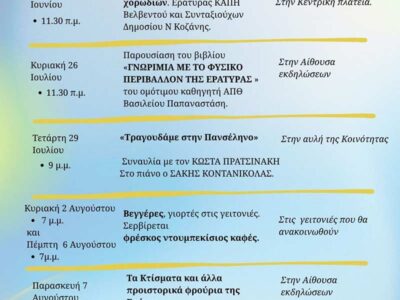 Πρόσκληση για συμμετοχή, στο 7ο Θερινό Σχολείο Επιστήμης και Τεχνολογίας