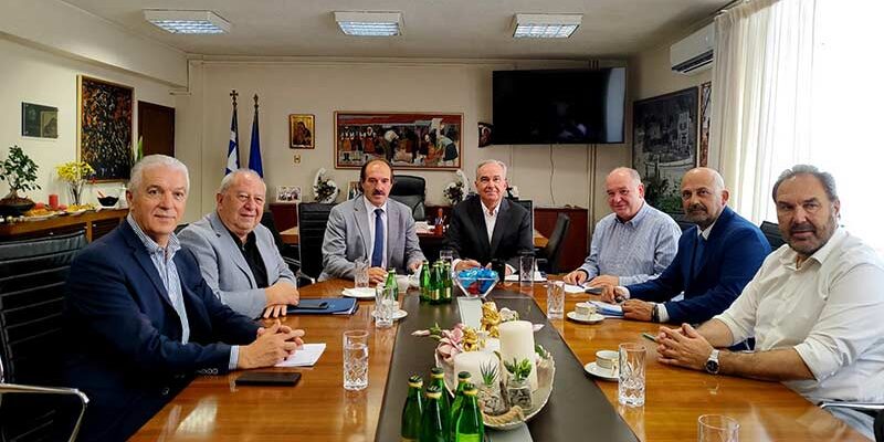 Συνάντηση εργασίας του Αναπληρωτή Υπουργού Εθνικής Οικονομίας και Οικονομικών Νίκου Παπαθανάση στη Φλώρινα