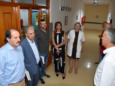 Επίσκεψη του Περιφερειάρχη Δυτικής Μακεδονίας Γιώργου Αμανατίδη στο Γενικό Νοσοκομείο Φλώρινας