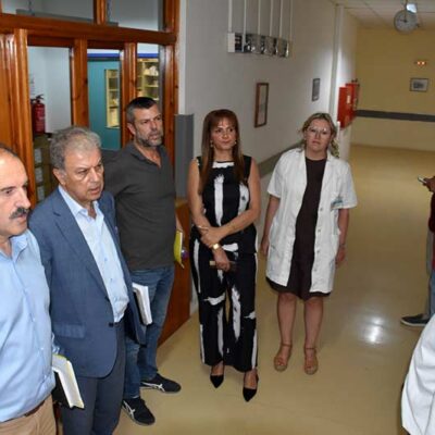 Επίσκεψη του Περιφερειάρχη Δυτικής Μακεδονίας Γιώργου Αμανατίδη στο Γενικό Νοσοκομείο Φλώρινας