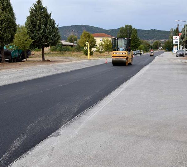 Έργα συντήρησης και ασφαλτόστρωσης στο οδικό δίκτυο της Π.Ε. Φλώρινας – Παρεμβάσεις στην Επ. Ο. - Αμύνταιο – Ξινό Νερό