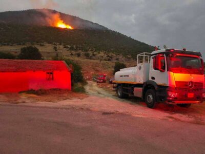 Συνδρομή του Δήμου Φλώρινας σε κατάσβεση δασικής πυρκαγιάς στην Κρυσταλλοπηγή