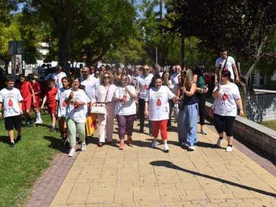 Από τη Φλώρινα πέρασε η 24η Πανελλήνια Λαμπαδηδρομία Εθελοντών Αιμοδοτών