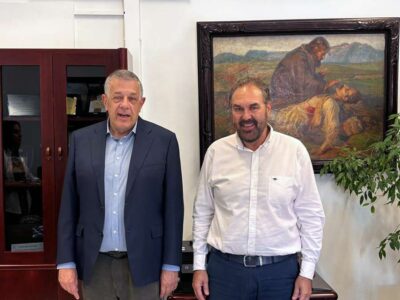 Συνάντηση του Δημάρχου Φλώρινας με τον Υφυπουργό Υποδομών κ. Ταχιάο