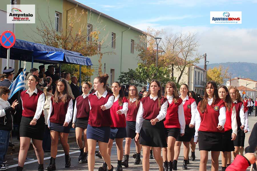 Αμύνταιο - Δείτε το πλούσιο φωτορεπόρταζ, για την σημερινή εθνική επέτειο της 28ης Οκτωβρίου 1940