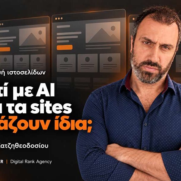Γιώργος Χατζηθεοδοσίου: «Η AI φτιάχνει ιστοσελίδες γρήγορα. Η ταυτότητα μιας επιχείρησης χρειάζεται σκέψη»